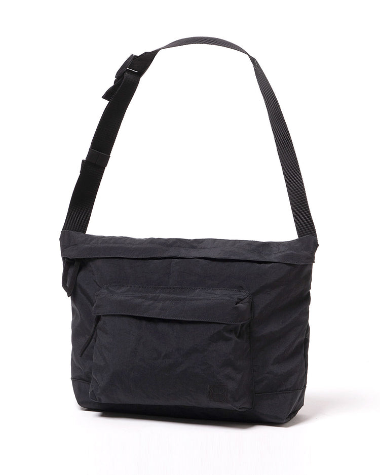 hobo / SHOULDER BAG NYLON OXFORD / BLACK / HB-BG4407 /