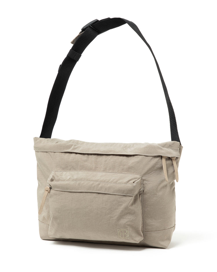 hobo / SHOULDER BAG NYLON OXFORD / GRAY BEIGE / HB-BG4407 /