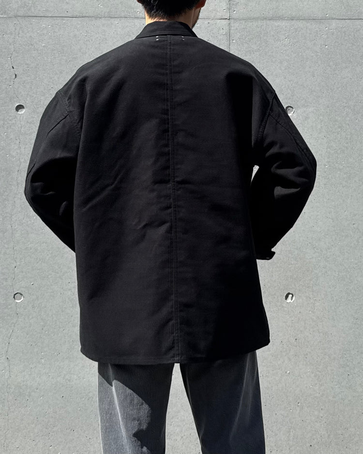 REVERBERATE  / COVER ALL JACKET / BLACK / REV-25AW-CA06