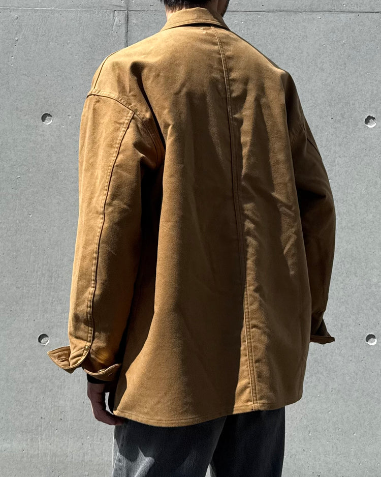 REVERBERATE  / COVER ALL JACKET / CAMEL / REV-25AW-CA06