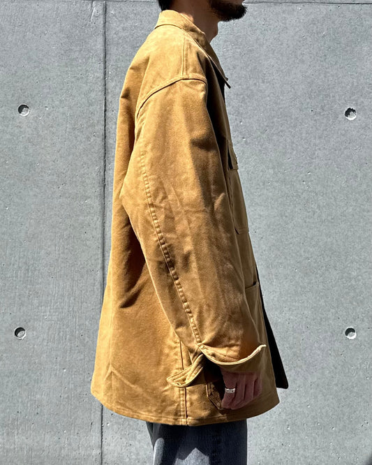 REVERBERATE  / COVER ALL JACKET / CAMEL / REV-25AW-CA06