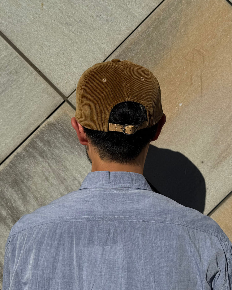 KIJIMA TAKAYUKI / CORDUROY SULFER DYED 6 PANEL CAP / L.BROWN / MYY262816
