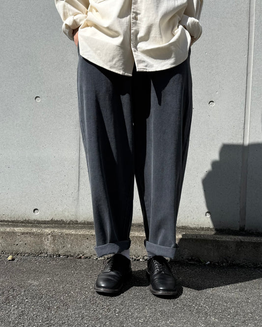 PORTER CLASSIC / CLASSIC DENIM GENE KELLY PANTS / GRAY