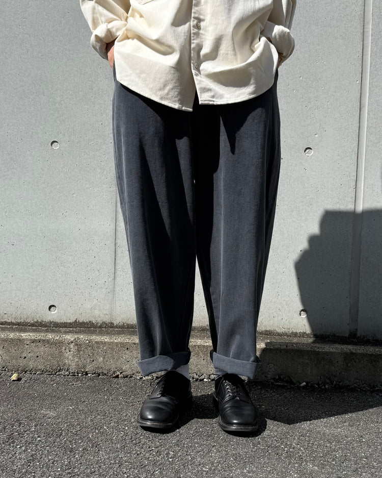 PORTER CLASSIC / CLASSIC DENIM GENE KELLY PANTS / GRAY