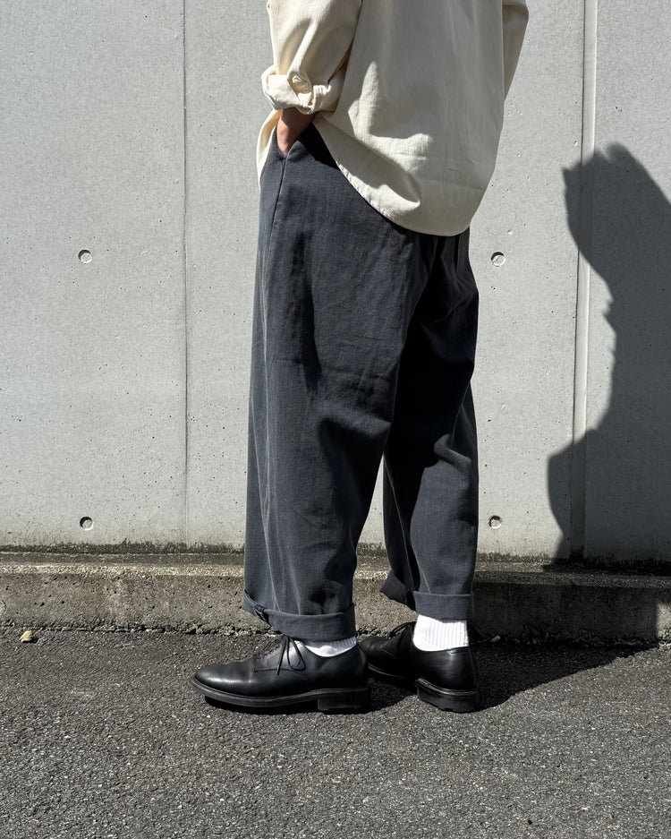 PORTER CLASSIC / CLASSIC DENIM GENE KELLY PANTS / GRAY