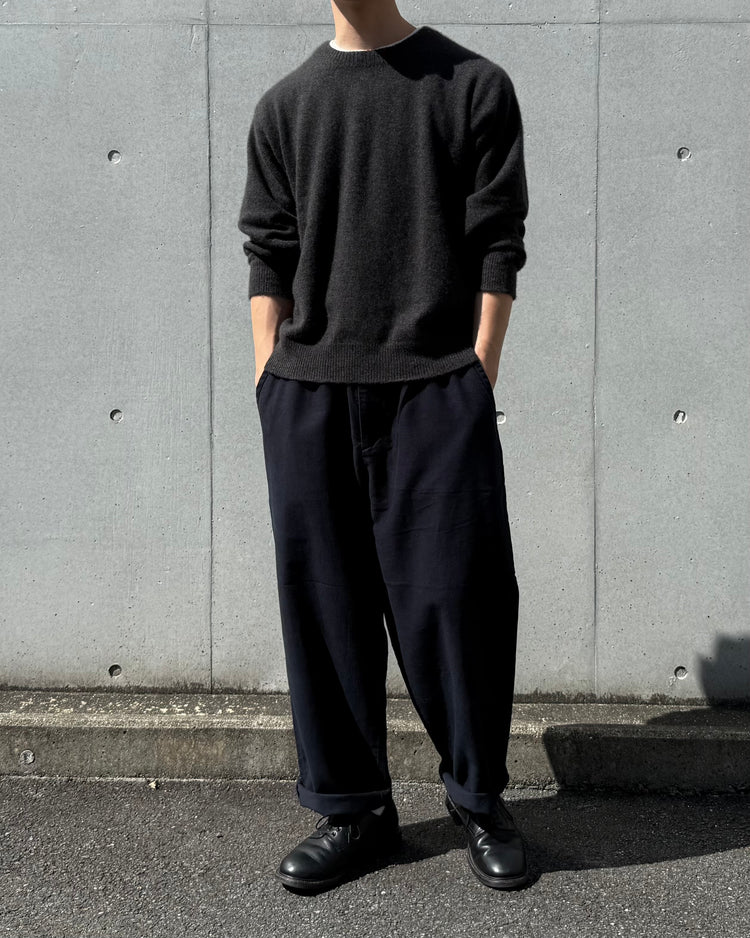 PORTER CLASSIC / LIGHT MOLESKIN EASY PANTS / NAVY
