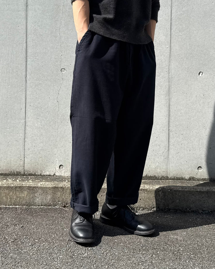 PORTER CLASSIC / LIGHT MOLESKIN EASY PANTS / NAVY