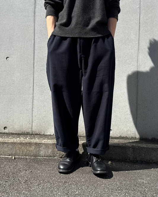 PORTER CLASSIC / LIGHT MOLESKIN EASY PANTS / NAVY