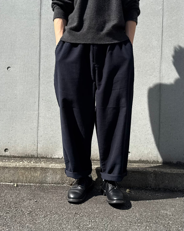 PORTER CLASSIC / LIGHT MOLESKIN EASY PANTS / NAVY