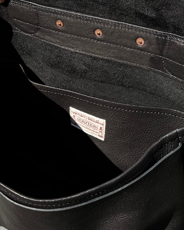 BONCOURA / Mail Bag Leather Black