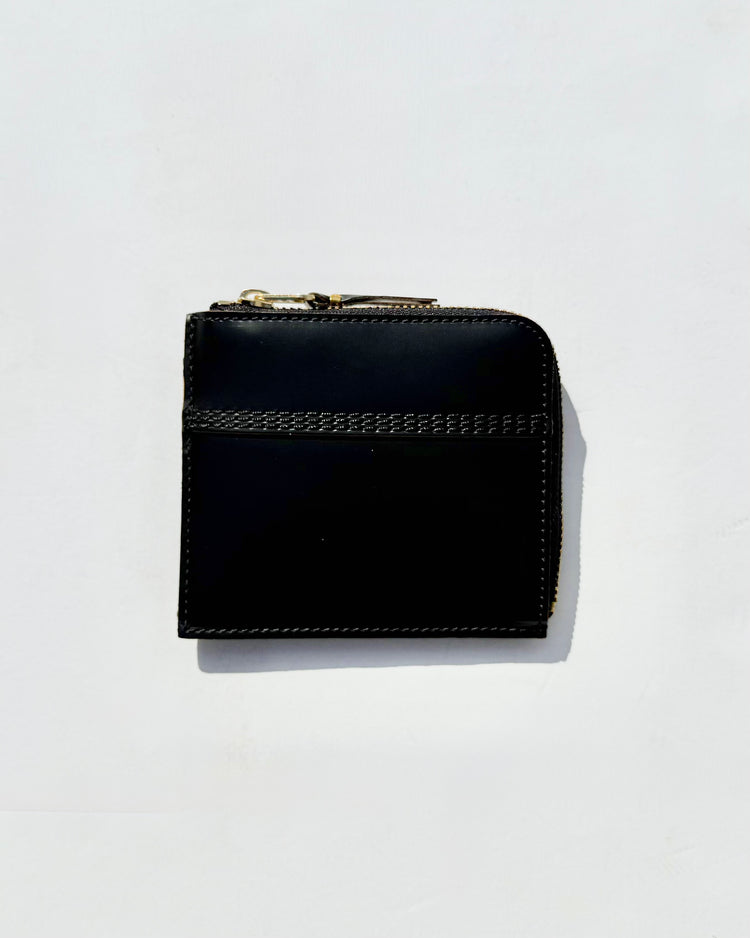 Wallet COMME des GARCONS /  TRIPLE STITCH L ZIP WALLET / BLACK
