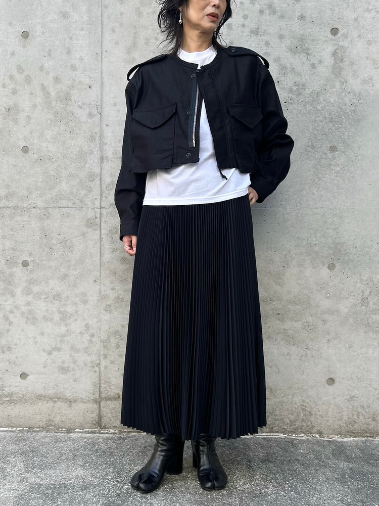 HYKE / TYPE M-51 FIELD CROPPED JACKET / BLACK / 17510