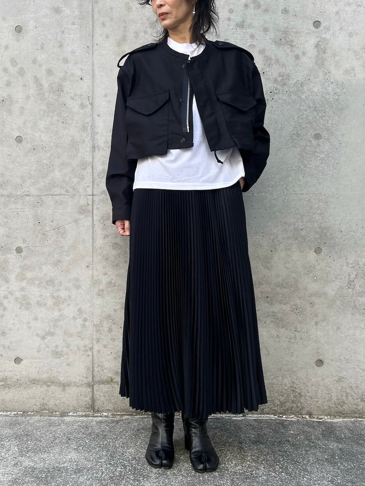 HYKE / TYPE M-51 FIELD CROPPED JACKET / BLACK / 17510