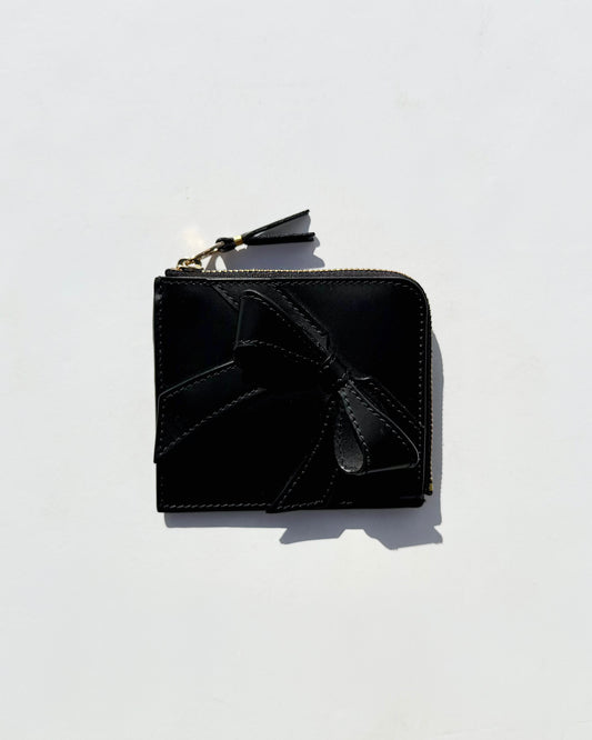 Wallet COMME des GARCONS /  BIG BOW L ZIP WALLET / BLACK