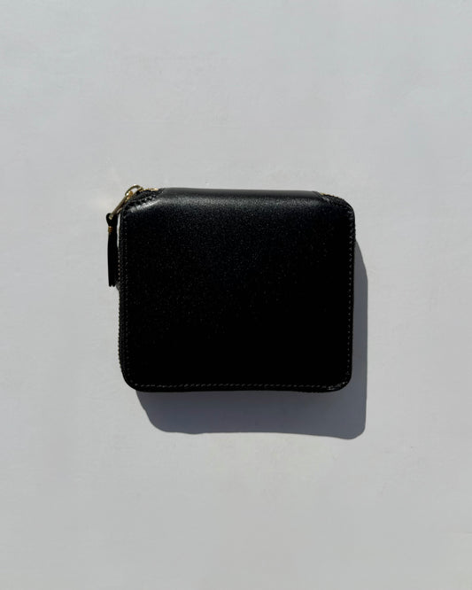 Wallet COMME des GARCONS /  CLASSIC LEATHER LINE  ZIP AROUND WALLET / BLACK
