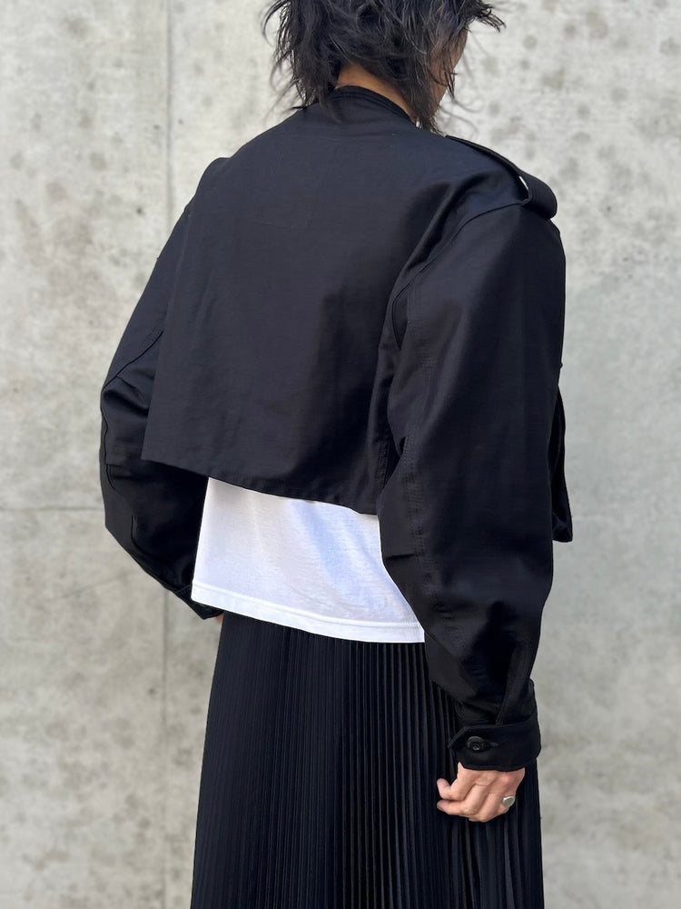 HYKE / TYPE M-51 FIELD CROPPED JACKET / BLACK / 17510