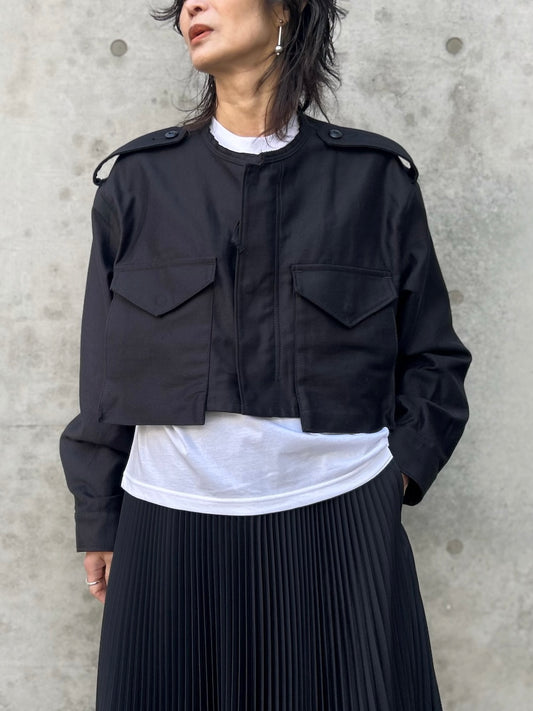 HYKE / TYPE M-51 FIELD CROPPED JACKET / BLACK / 17510