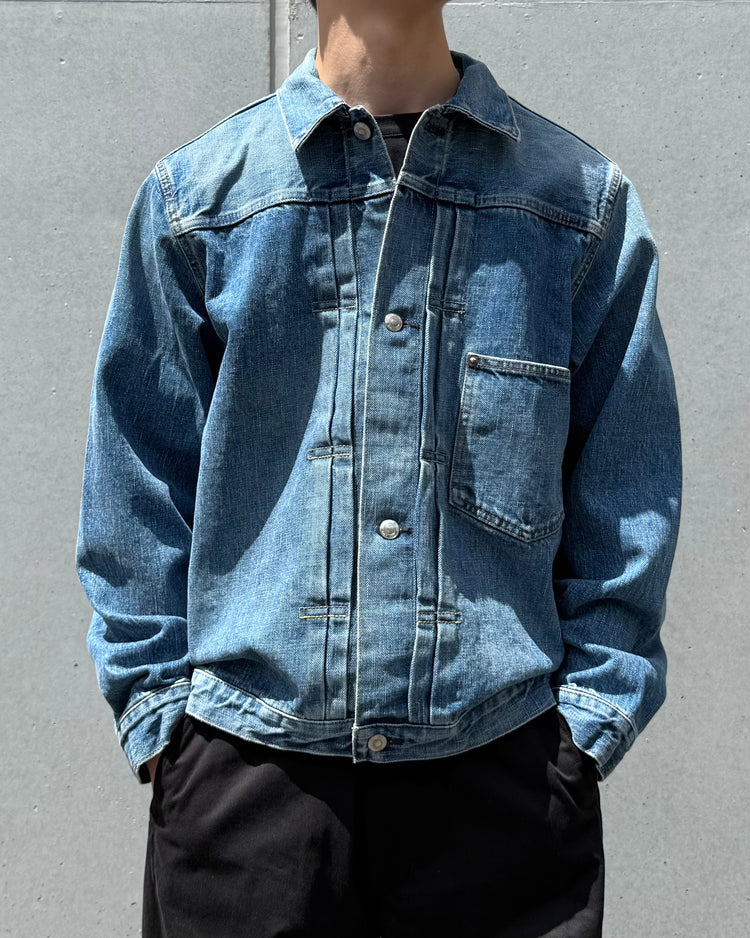 HYKE / DENIM JACKET TYPE 1 / REGULAR FIT / USED WASH BLUE / 17561