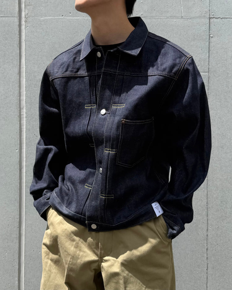 HYKE / DENIM JACKET TYPE 1 / REGULAR FIT / ORIGINAL BLUE / 17561