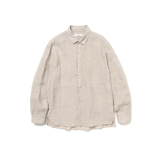 nonnative / STRANGER L/S SHIRT LINEN OXFORD / IVORY / NN-S4607