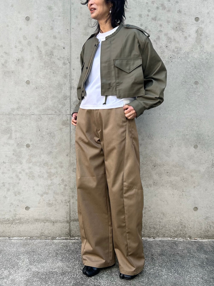 HYKE / TYPE M-51 FIELD CROPPED JACKET / OLIVE DRAB / 17510