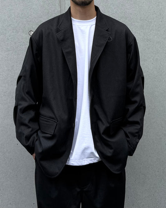 DAIWA PIER39 / TECH LOOSE 2B JACKET FLANNEL / CHARCOAL / BJ-32026W