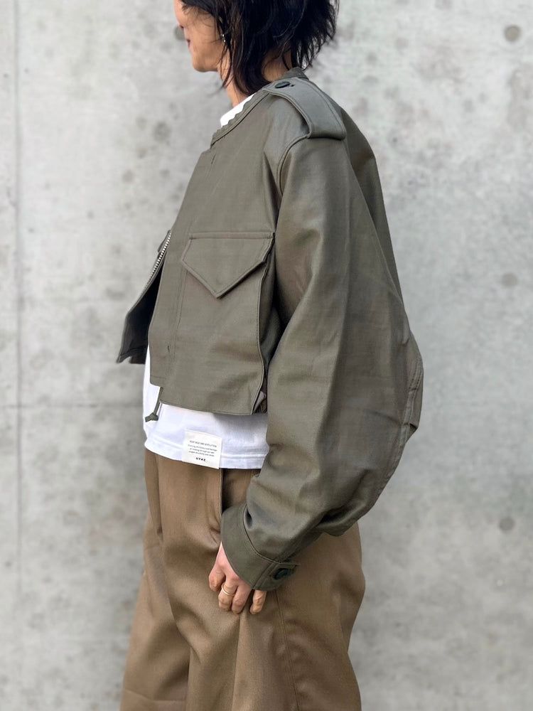 HYKE / TYPE M-51 FIELD CROPPED JACKET / OLIVE DRAB / 17510