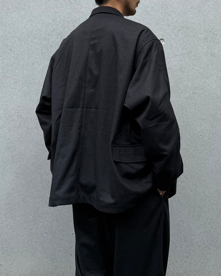 DAIWA PIER39 / TECH LOOSE 2B JACKET FLANNEL / CHARCOAL / BJ-32026W
