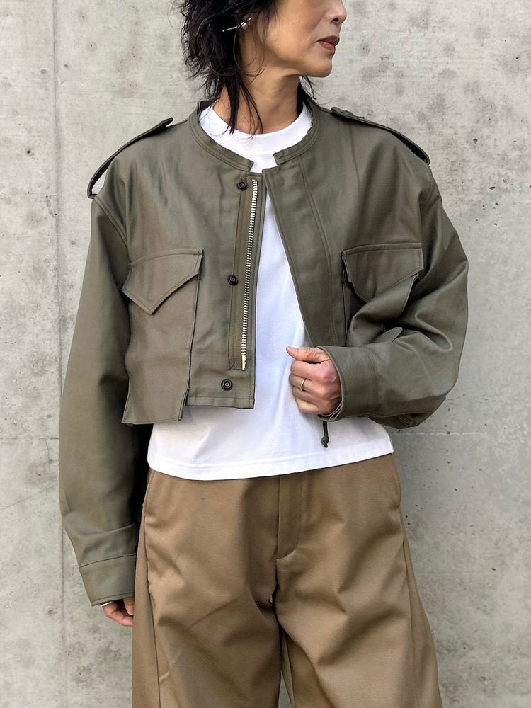 HYKE / TYPE M-51 FIELD CROPPED JACKET / OLIVE DRAB / 17510