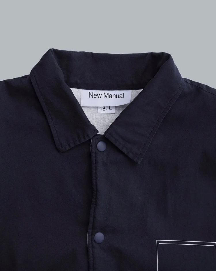 New Manual / LINED COACH JACKET / NAVY / 2026AW-JK6-YT