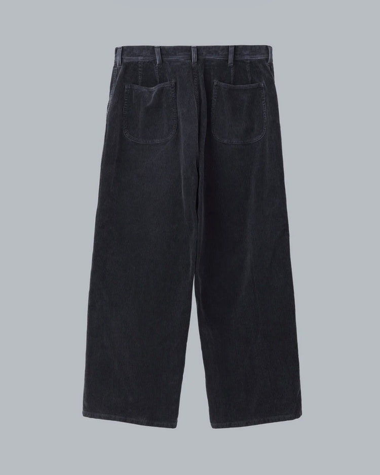 New Manual / USN CORDUROY TROUSERS / BLACK / 2026AW-PT1-YT
