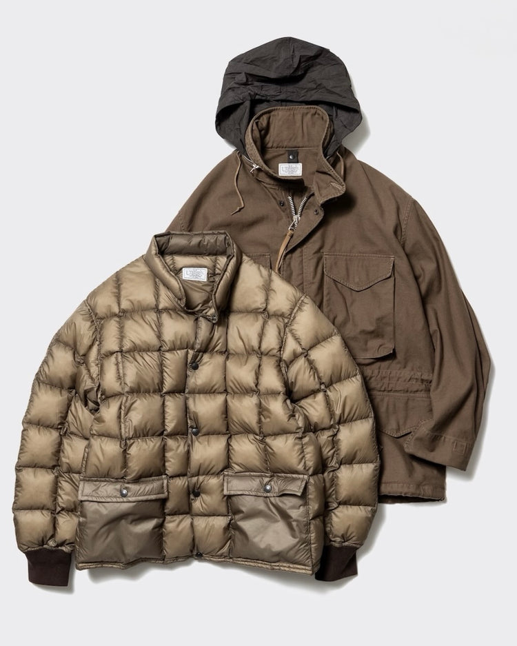 Unlikely / 3way M-65 Field Down Jacket / light Brown / U26F-18-0011