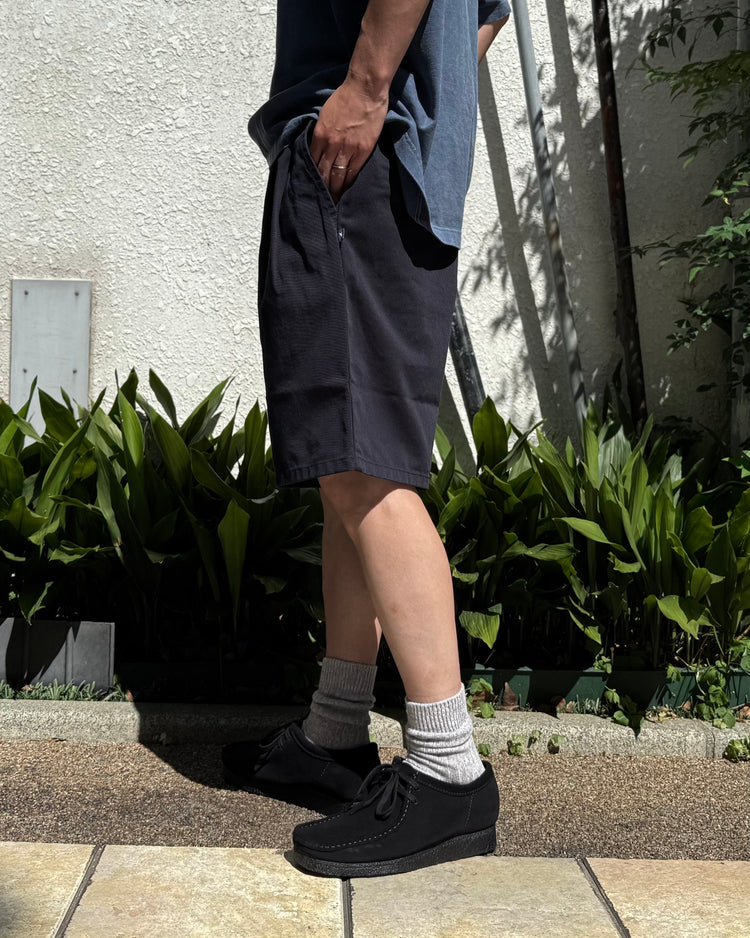 DESCENDANT / JERRY ORGANIC COTTON TWILL SHORTS / NAVY / 261CPDS-PTM06