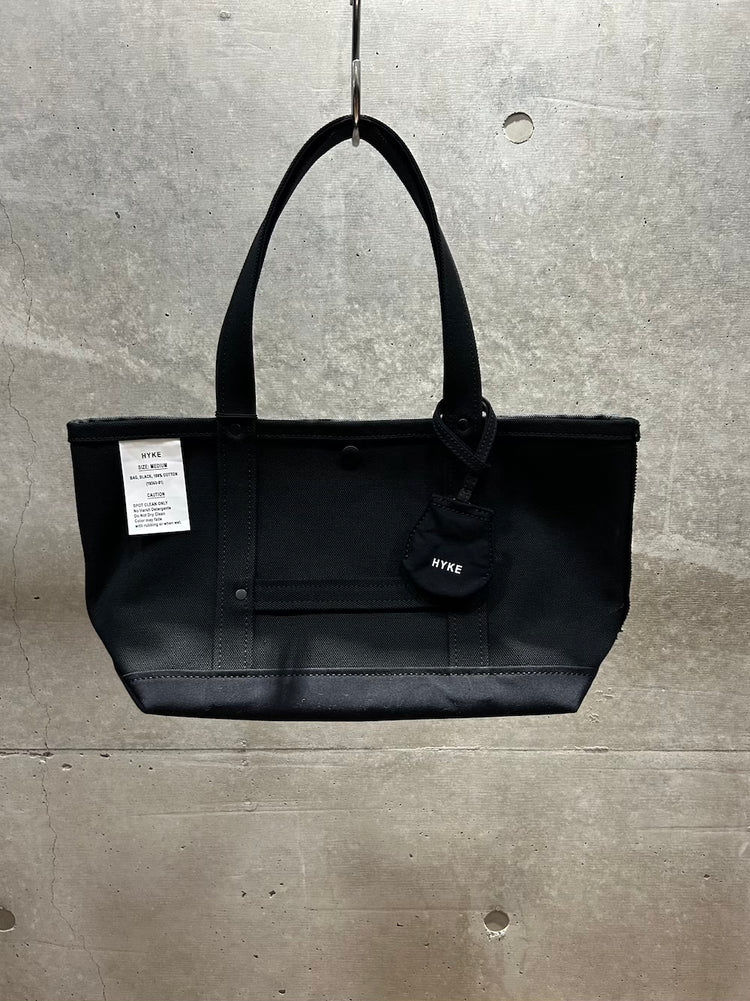 HYKE / TOTE BAG(MEDIUM) / BLACK / 19363 /