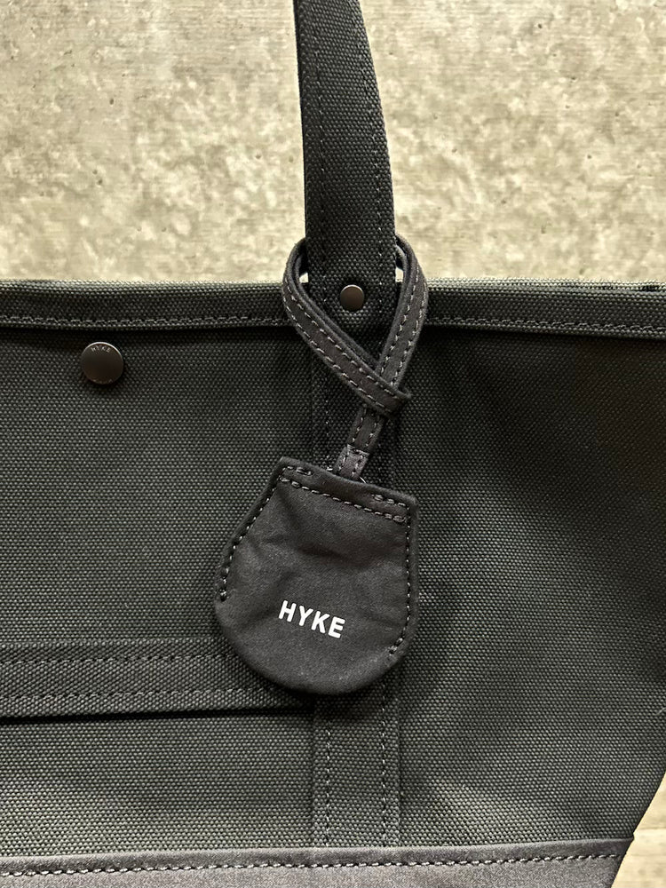 HYKE / TOTE BAG(MEDIUM) / BLACK / 19363 /