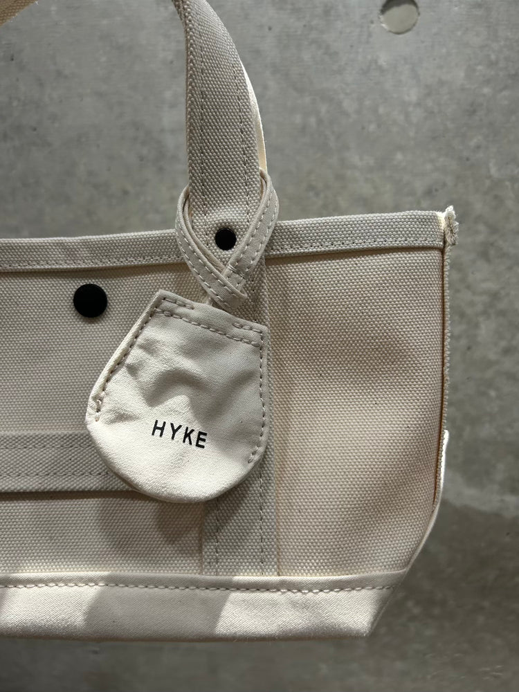 HYKE / TOTE BAG(SMALL) / UNBLEACHED / 19379 /