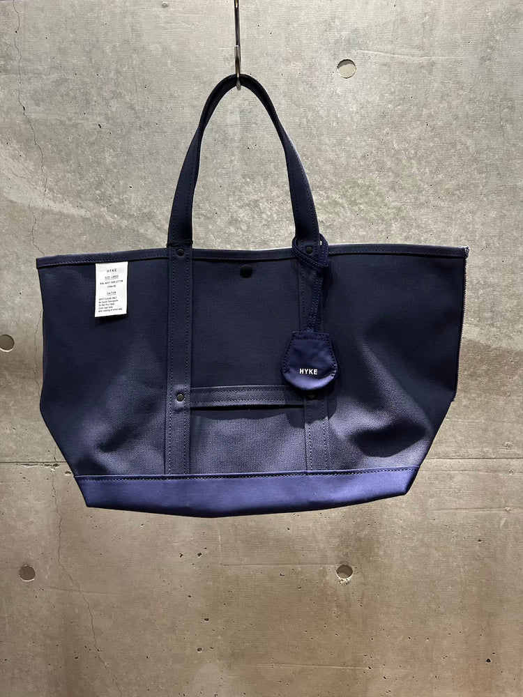HYKE / TOTE BAG(LARGE) / NAVY / 19364 /