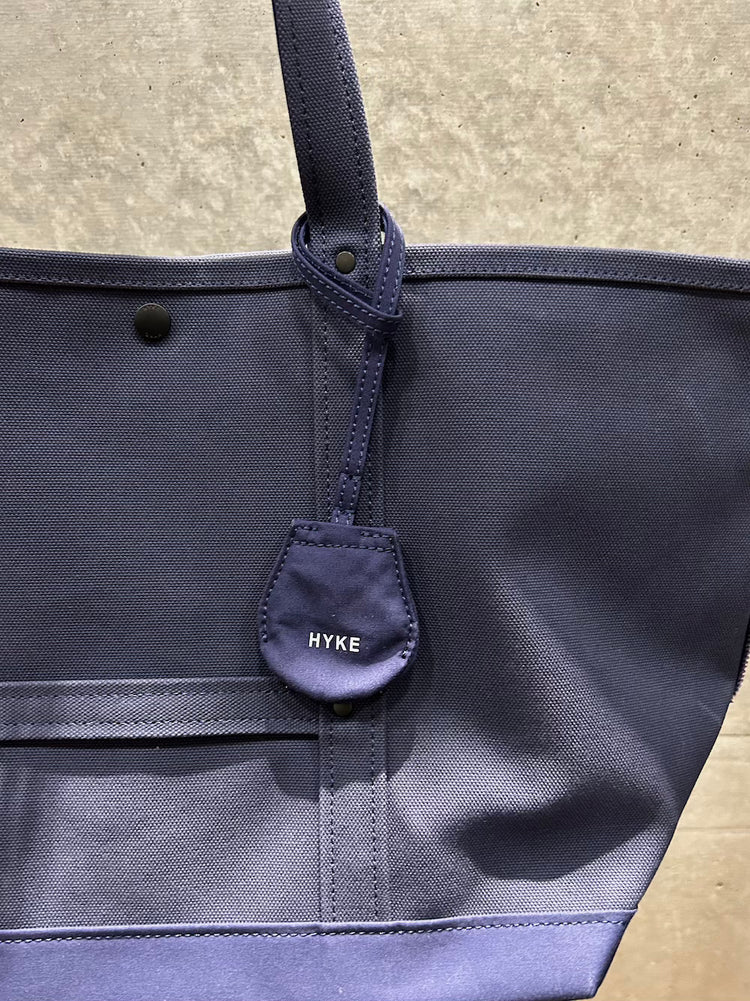 HYKE / TOTE BAG(LARGE) / NAVY / 19364 /