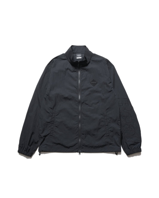 F.C.Real Bristol / BIG LOGO NYLON STAND COLLAR BLOUSON / BLACK / FCRB-260049