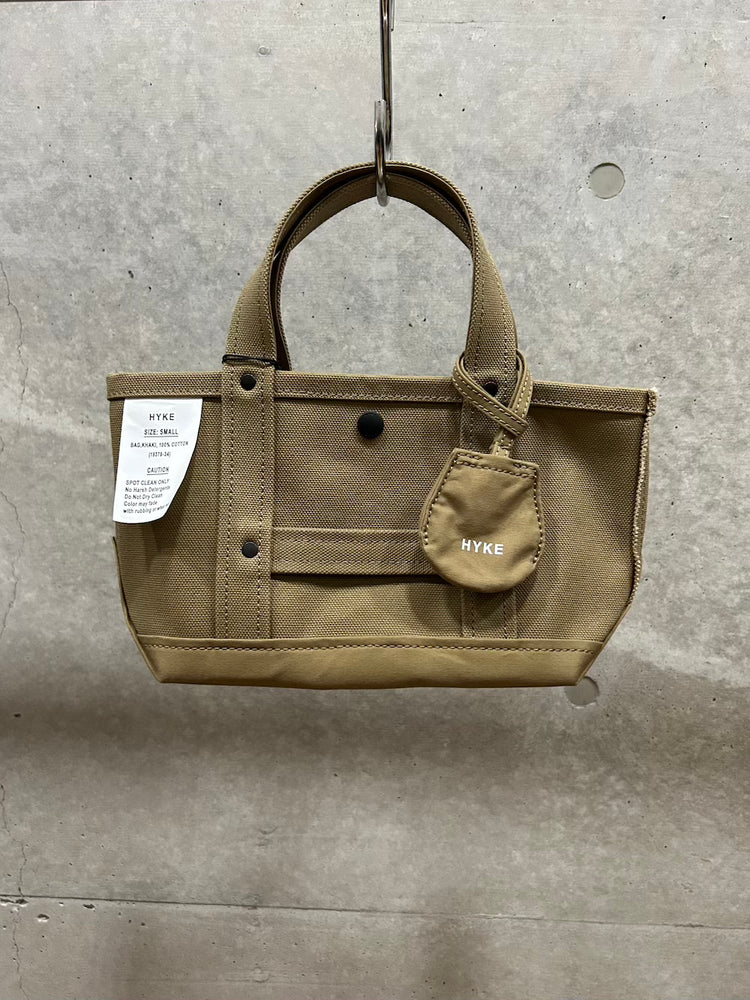 HYKE / TOTE BAG(SMALL) / KHAKI / 19379 /