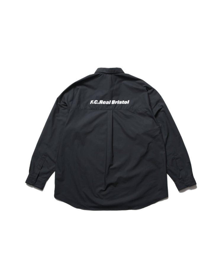 F.C.Real Bristol / AUTHENTIC FLY FRONT L/S SHIRT / BLACK / FCRB-260069