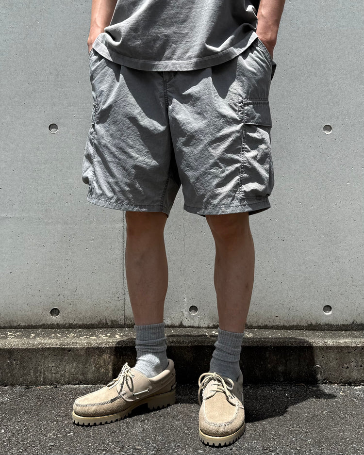 nonnative / TROOPER 6P SHORTS NYLON OXFORD PIGMENT DYE / GRAY / NN-P4831