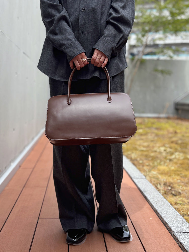 AURALEE / LEATHER TOTE BAG - M MADE BY AETA / BROWN / A26AB03AE
