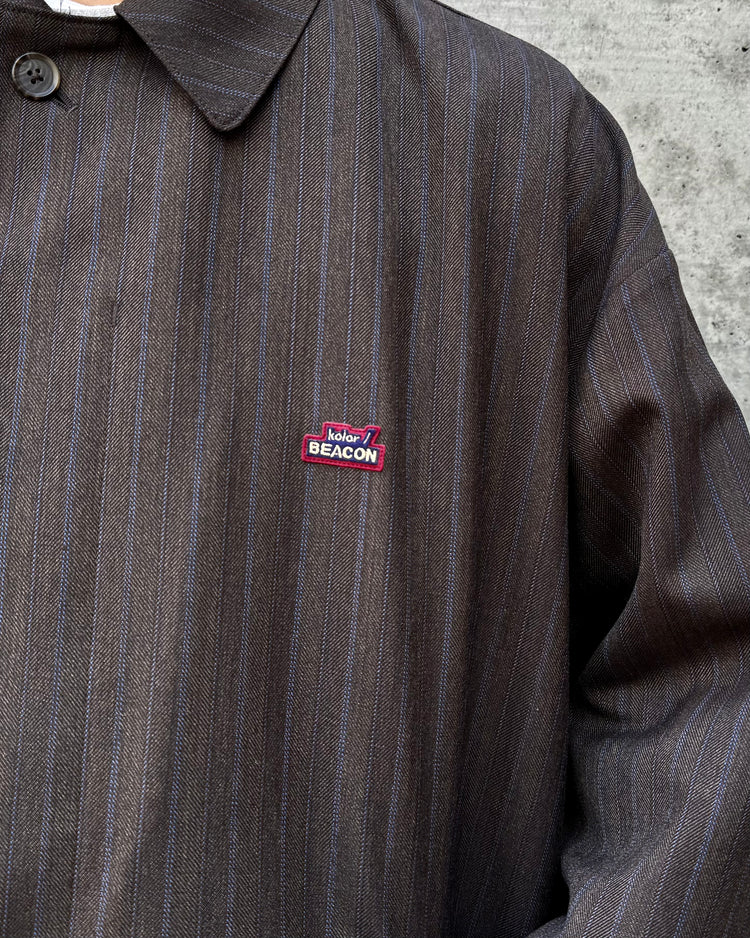 kolor/BEACON / 26SBM-C01132 / BROWN HRRINGBONE