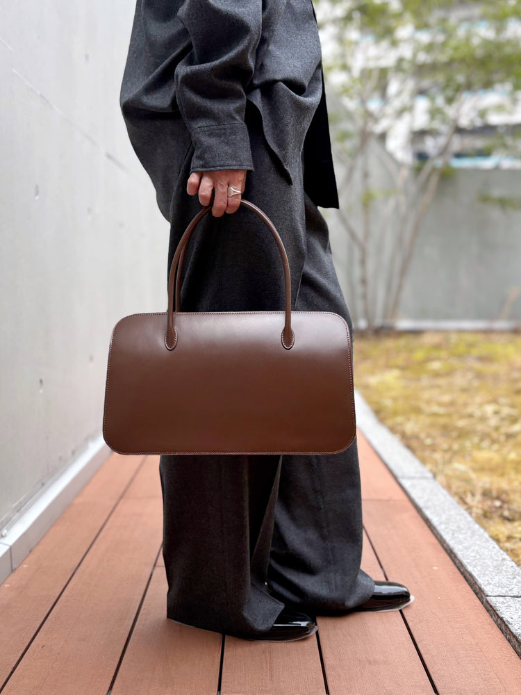 AURALEE / LEATHER TOTE BAG - M MADE BY AETA / BROWN / A26AB03AE