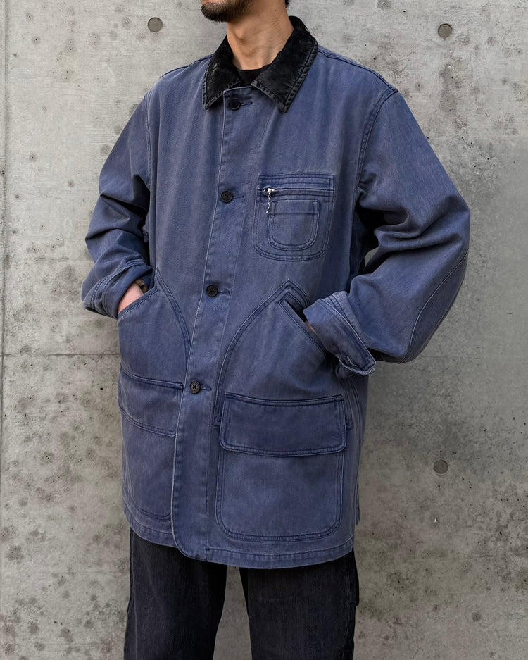DAIRIKU / 5PKT Chino Hunting Jacket / Blue / 26SS CP1