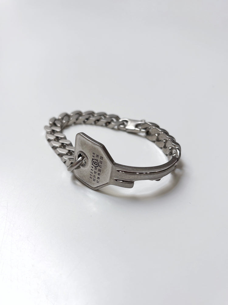 MM⑥ Maison Margiela / Key Male Bracelet / Silver / SM7UY0019