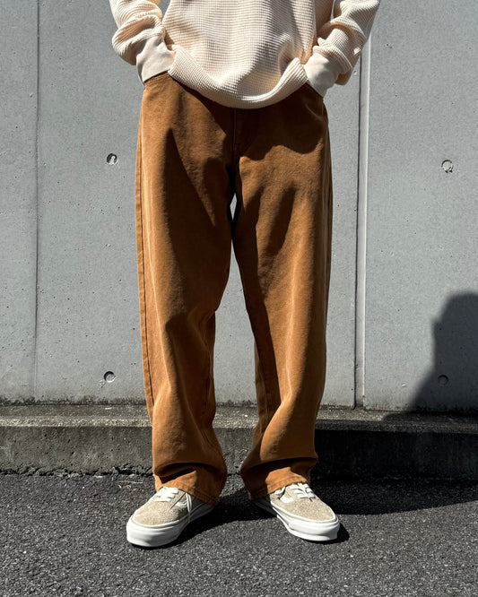 DESCENDANT / 1995 DUCK TROUSERS BAGGY / BROWN / 252WVDS-PTM05
