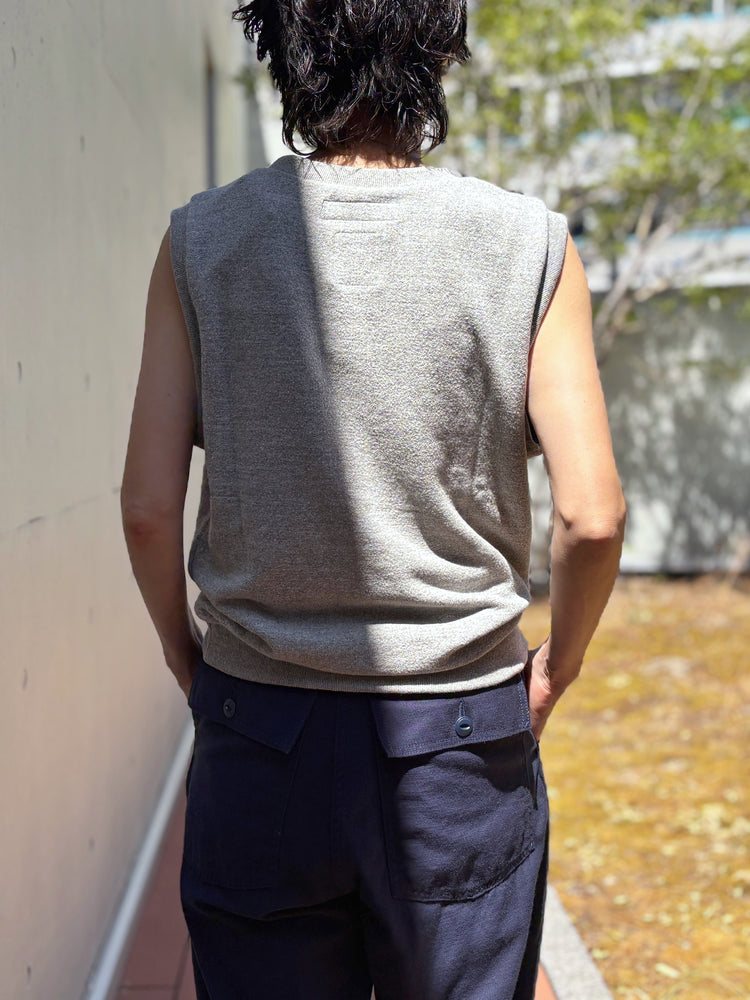 MADISONBLUE / SWEAT VEST / GRAY / MB264-7006