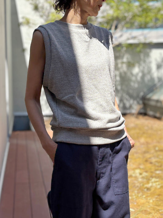MADISONBLUE / SWEAT VEST / GRAY / MB264-7006